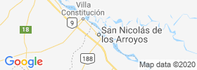 San Nicolas De Los Arroyos map